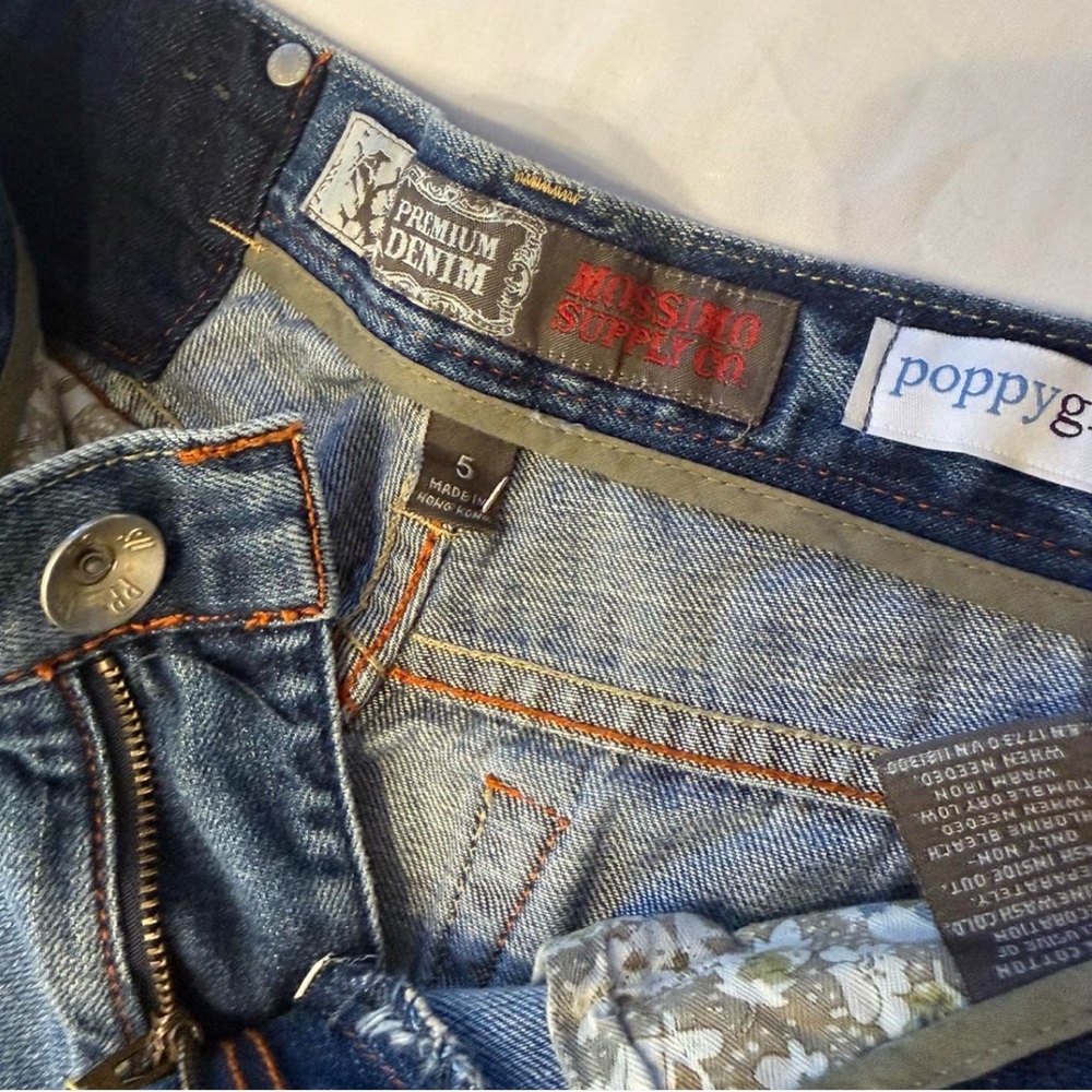 Mossimo Supply Co. Colorful Patchwork Flare Jeans - image 8